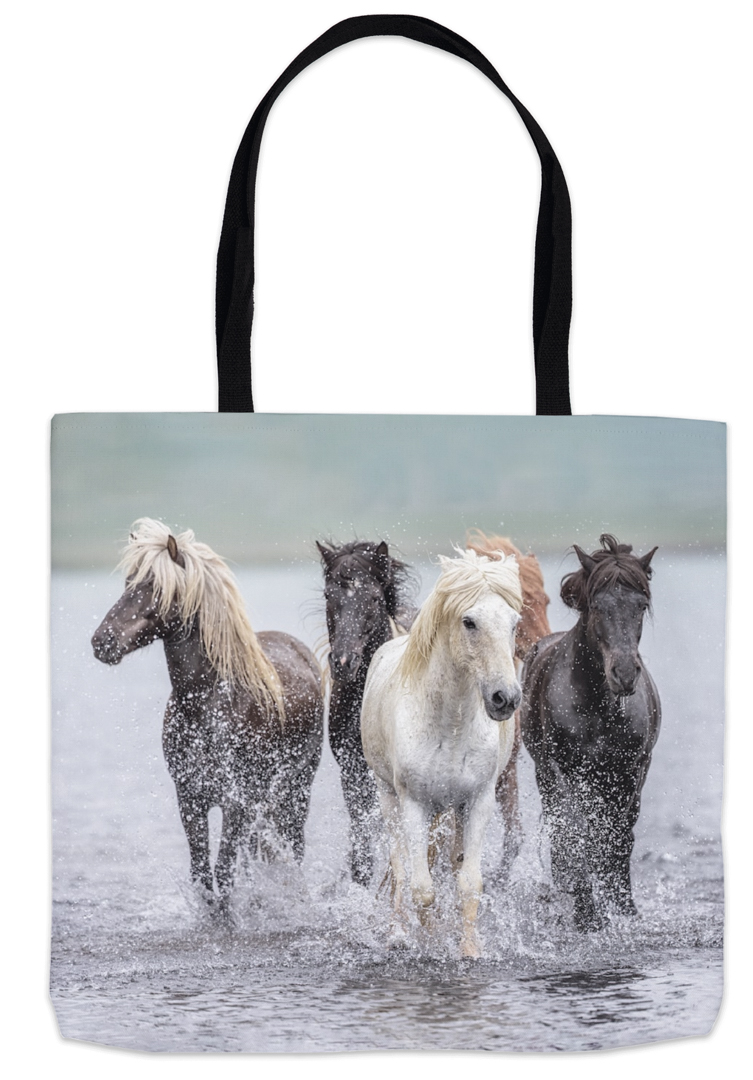 Large Tote - Icelandic Horses 