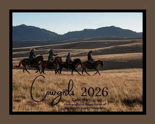 Cowgirls 2026 calendar